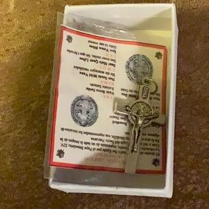 Saint Benedict Medal Pendant IOP Spanish